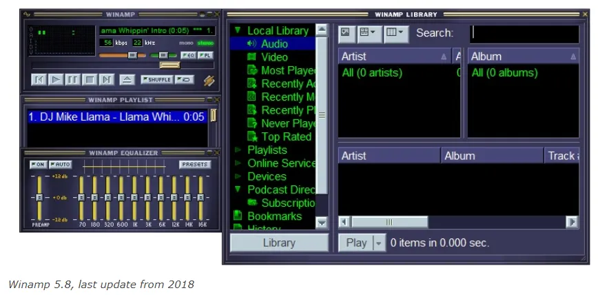 老牌音乐播放器 WinAmp 回归：界面完全重制，将登陆全平台