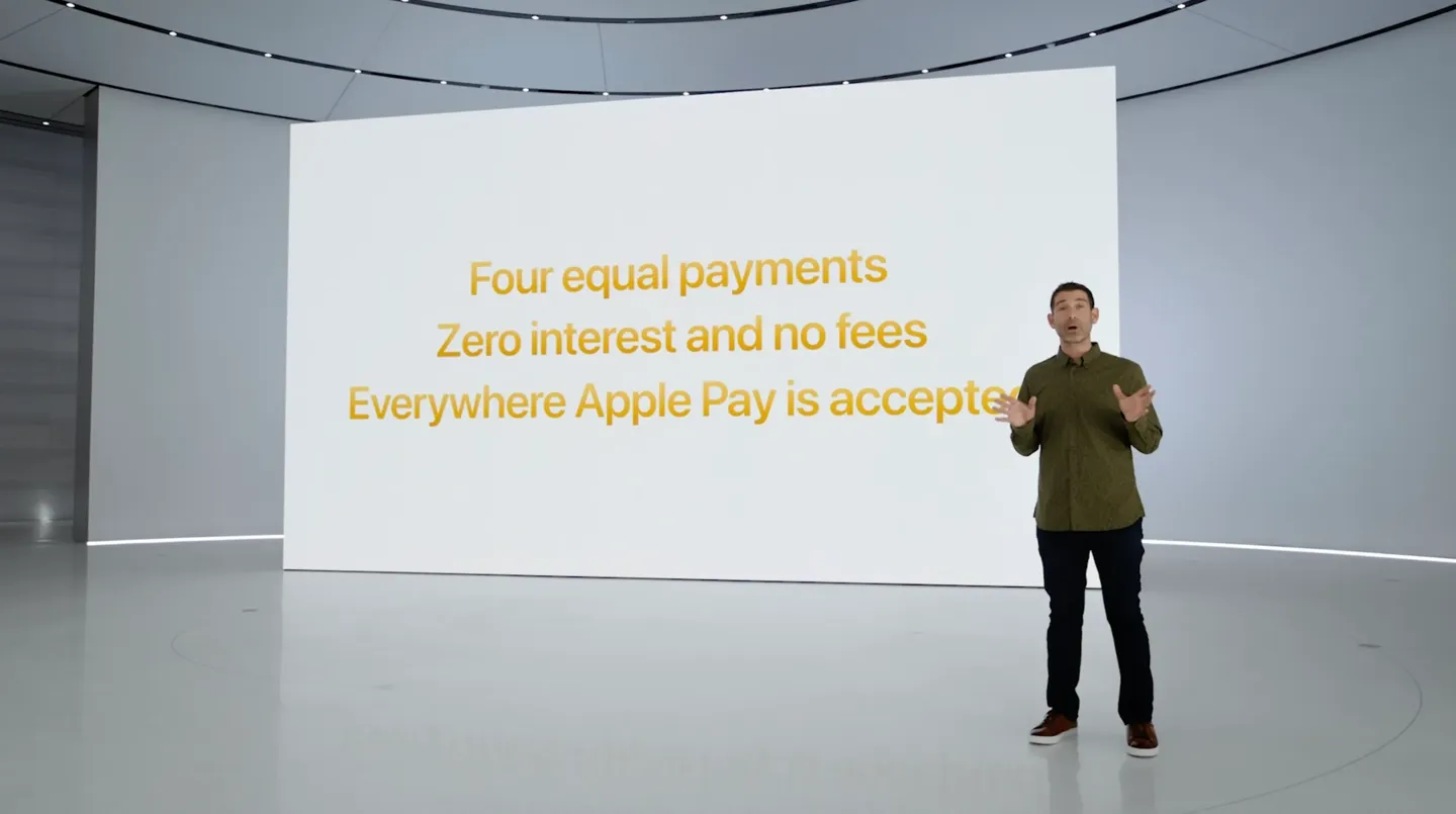 苹果“花呗”Apple Pay Later 来了：最长支持六周免息
