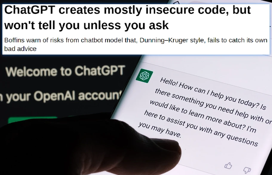 研究人员称ChatGPT生成的代码大部分不安全