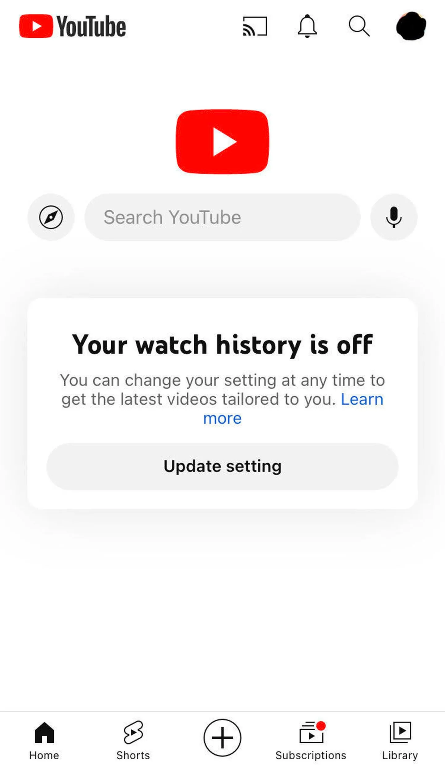 YouTube对关闭观看历史记录的用户采取极端措施