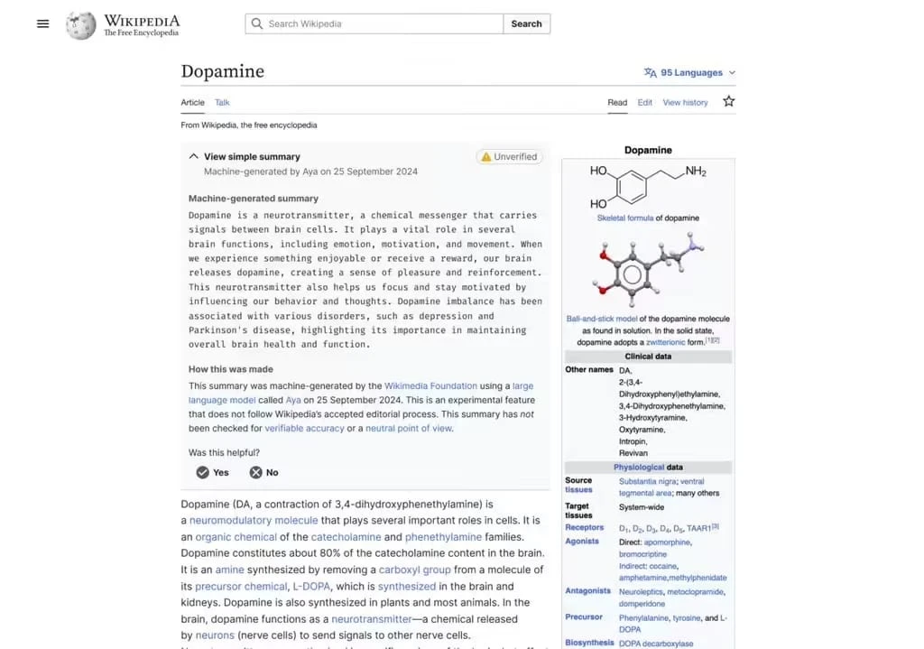 维基百科编辑强烈反对后，基金会叫停 AI 摘要计划