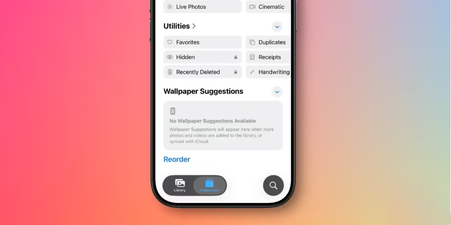苹果 iOS 26 照片应用设计反转：底部标签栏回归