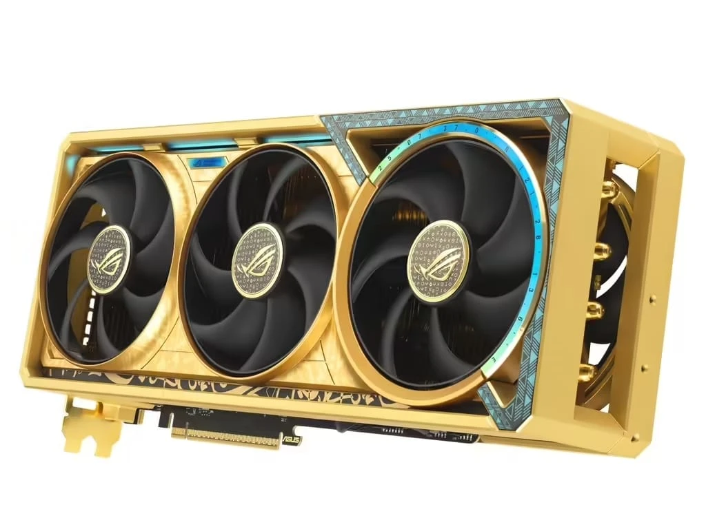 第二块“阿拉伯金显砖”：华硕推出 ROG Astral GeForce RTX 5080 Dhahab CORE OC